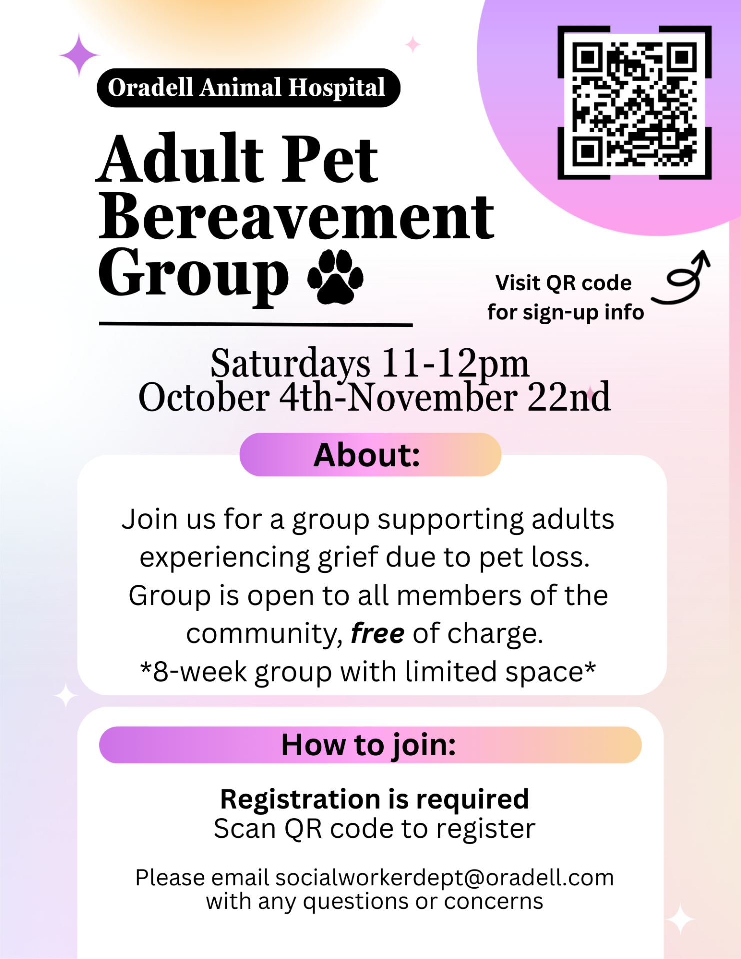 Adult Pet Bereavement Session